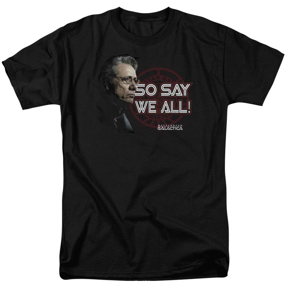 Battlestar Galactica - So Say We All - Unisex Short Sleeve Children s T-shirt - Black 110