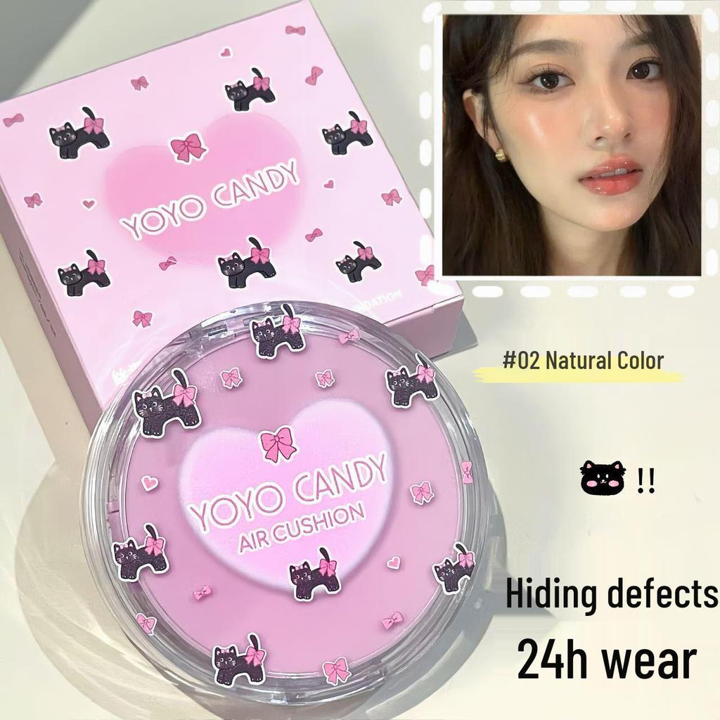 Hedvábně jemný lehký cushion make-up - Přirozené krytí a kontrola mastnoty