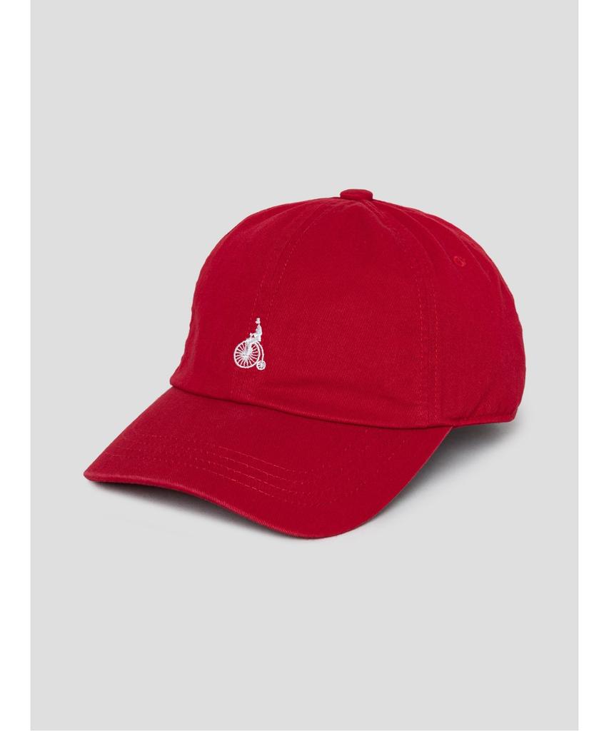 Binpolaegseseoli Cotton Twill Logo Washed Ball Cap - Red