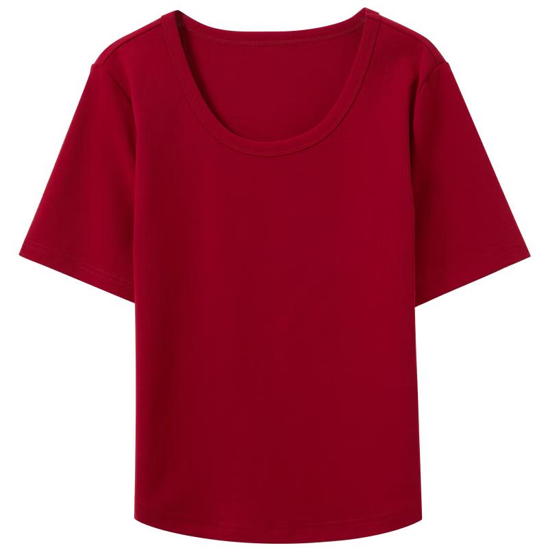 

Sancai Lyocell Cotton Plus Size Round Neck T-Shirt M