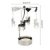 Metal Creative Candle Holder Rotating Candlestick Gift for Women Wife Children