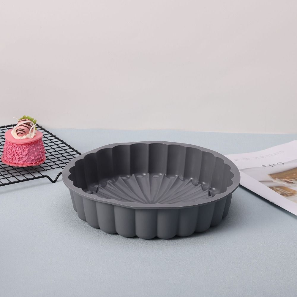 Heat Resistant Round Cake Mold Non-Stick Cake Baking Mold Silicone Cake Mold  Kitchen Cooking