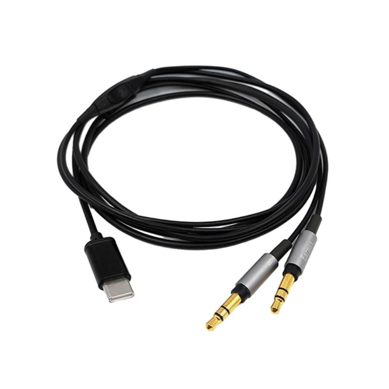 Quality Replacement Cable TYPE C To 3.5mm Cable for MDRZ7 Z1R D7100 D7200 Headphones Wire Enjoy Clear Sound C Chip