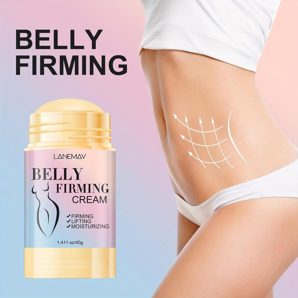 Bauchstraffende Creme – Spendet Feuchtigkeit und pflegt die Haut, Hautstraffende Creme für Bauch, Oberschenkel und Po – Geeignet für Frauen, 40 g