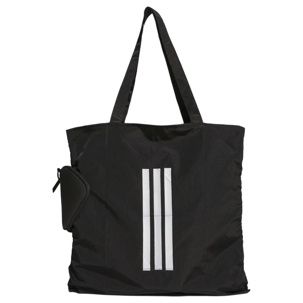 New Adidas Recycled Polyester Tote Bag Shopping Bag Handbag Shoulder Bag Regular Unisex Black JX5481