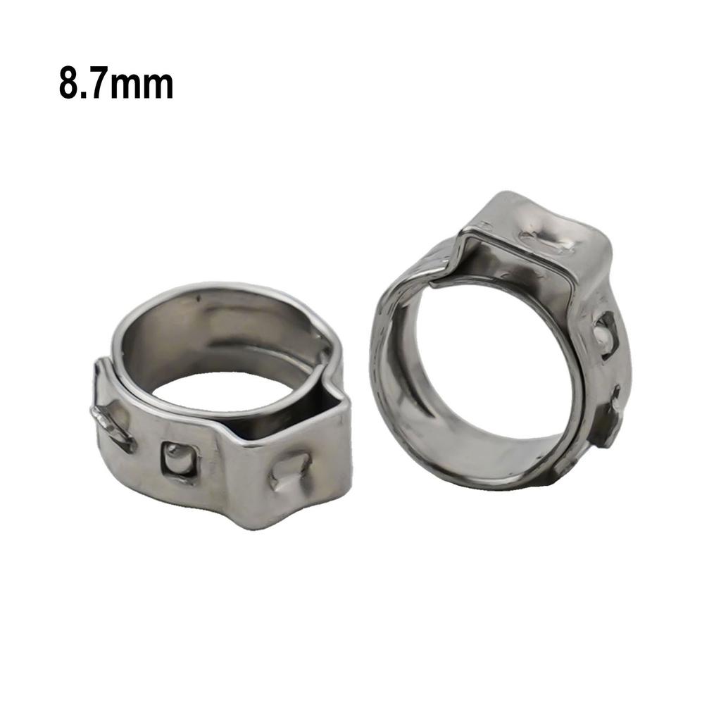 Sealing Various Hoses Single Ear Stepless Stainless Steel Hose Clamps