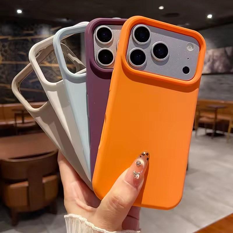 Luxus Flüssigsilikon Handyhülle für Apple iPhone 17 Air 16E 15 14 Plus 13 12 Mini 11Pro Max XR XS 7/8 SE XSmax Stoßfeste Schutz-Rückseite