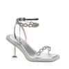 Starry Sky Rhinestone Stiletto High Heels - Versatile Sexy One-Strap Summer Sandals for Women