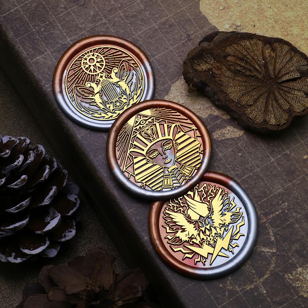 Western Fantasy Series Wax Seal Stamp - Ancient Greek Mythology Copper Head