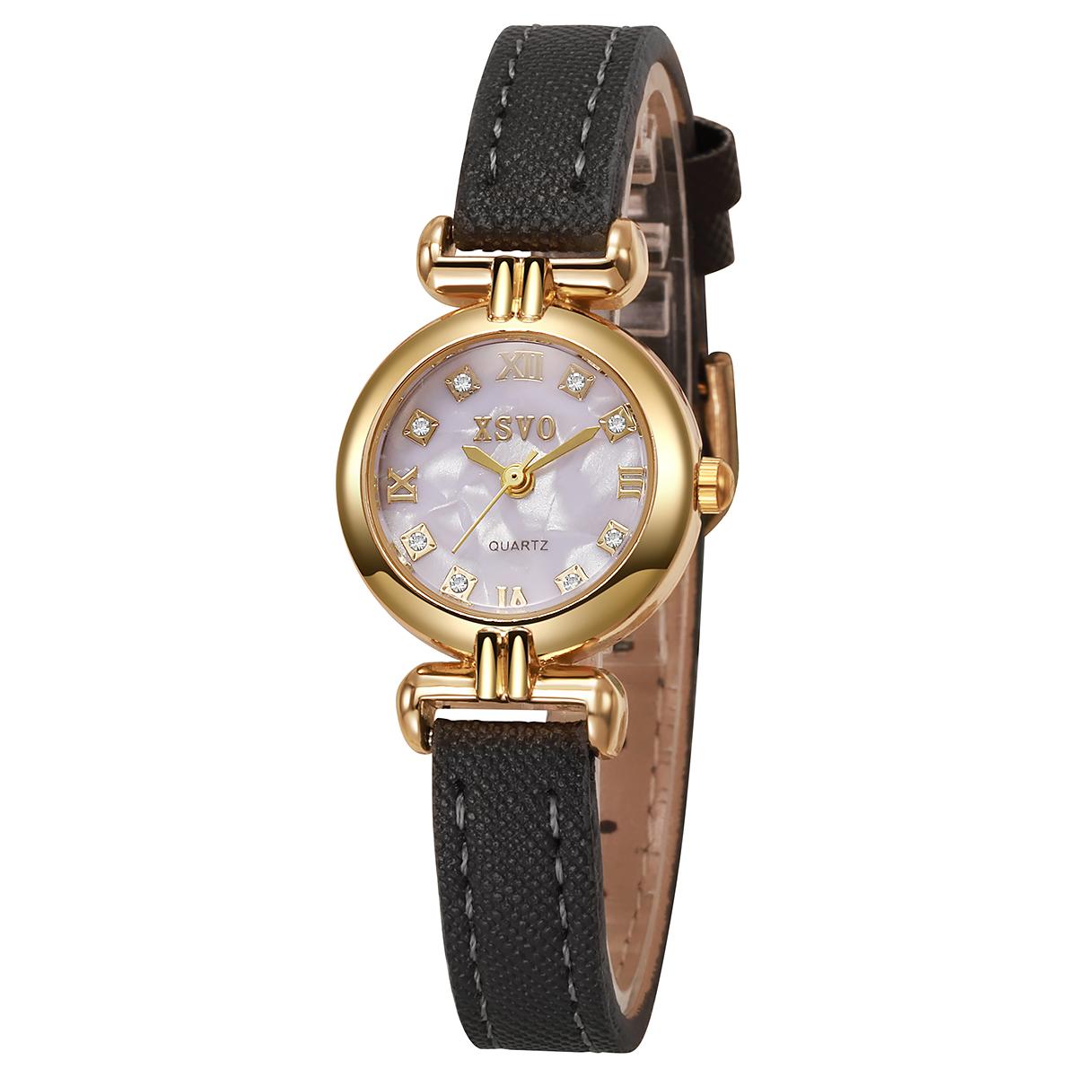 Light Luxury Niche High-end Women s Quartz Watch Small Round Dial for Christmas and Halloween Gifts белый