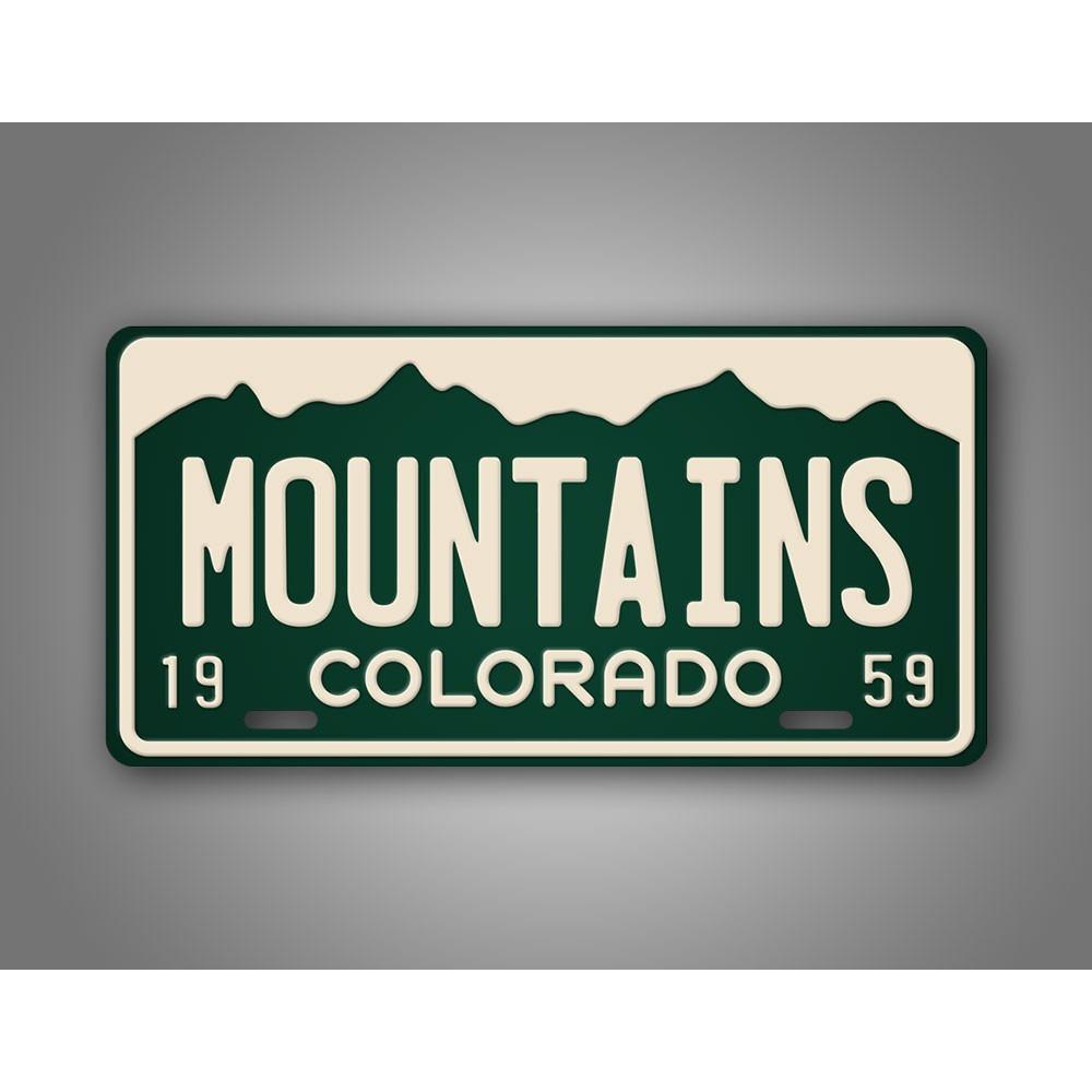 Custom Vintage Colorado License Plate Retro Auto Decor Sign