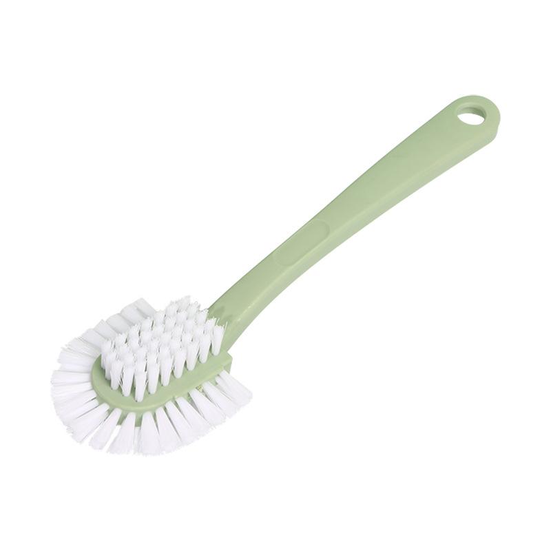 Five-sided Shoe Brush, Long-handled, Soft-bristled Household Plastic Laundry and Shoe Cleaning Brush for Children and Babies