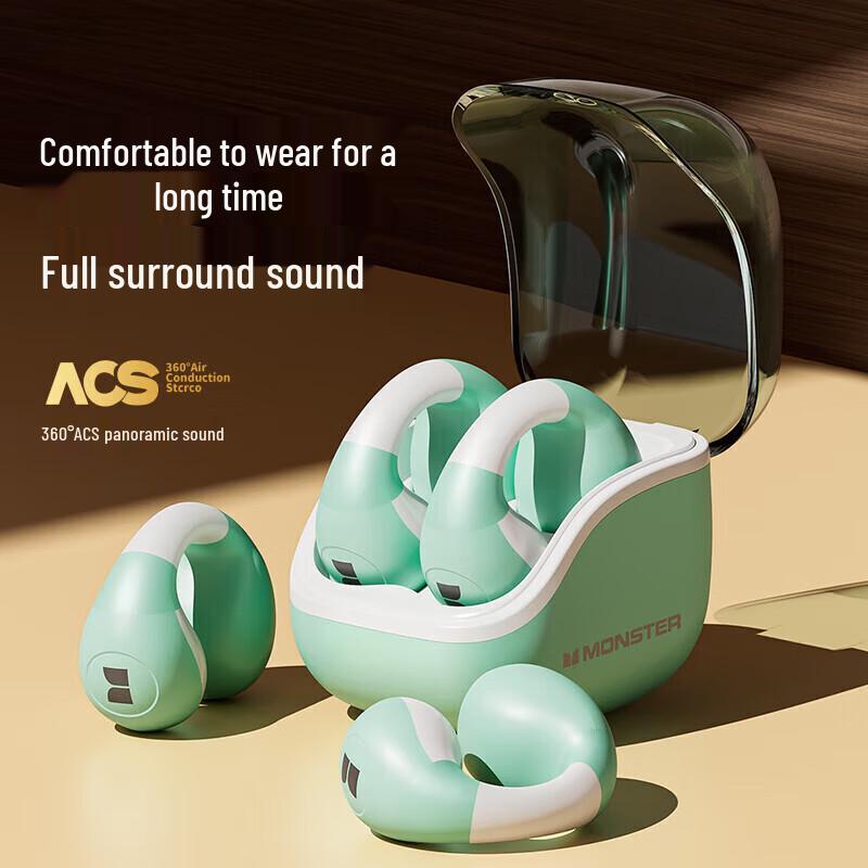 

Monster XKT29 Open-Ear Clip-On Bluetooth Sports Headset