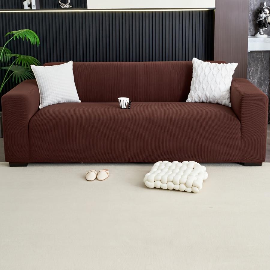 

1 шт. Эластичный чехол на диван по всей поверхности, Нескользящий, Подходит для домашних животных, Машинная стирка, Современный жаккардовый дизайн для декора офиса и гостиной, Зеленый, Декор для офиса 235-300cm