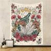 Psychedelic Butterfly Tapestry Wall Hanging Cloth Bohemian Witchcraft Hippie Aesthetic Dorm Home Decor