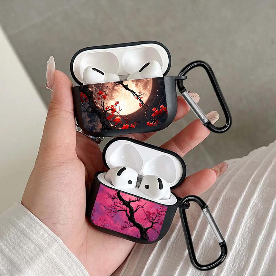Moonshadow Flower Case For Airpods Pro3 3 2 Pro2 4 Pro 1 Earphone Cases Cover