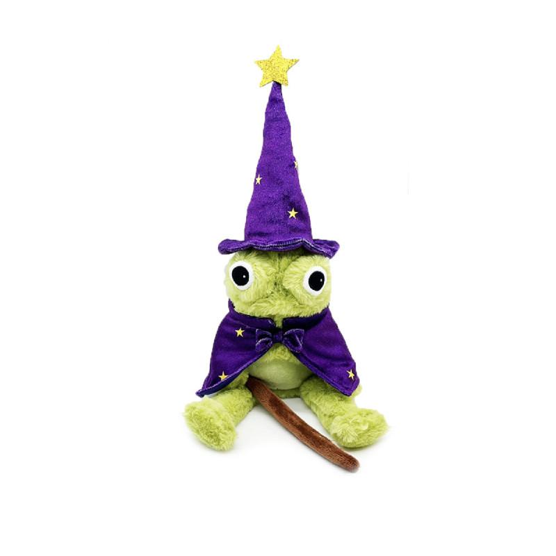 Moonlight Frog Manor Wizard Plush Toy Pp Cotton Filling For Playroom And Gift