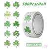 500Pcs/Roll Lucky Clover Kids Rewards Stickers - DIY Scrapbooks Album Decor Sealing Label Decals
