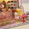 Doll House Minature Dollhouse Kits 3D Puzzle Assembly Building Model Toys With Furniture Lighting Wooden Crafts Birthday Gifts