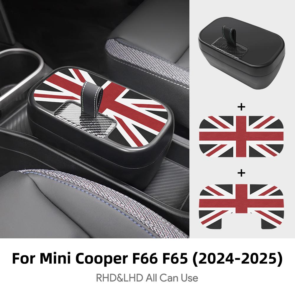

Central Control Storage Box For BMW Mini Cooper F65 F66 2024 2025 Central Armrest Storage Box Car Accessories for f65