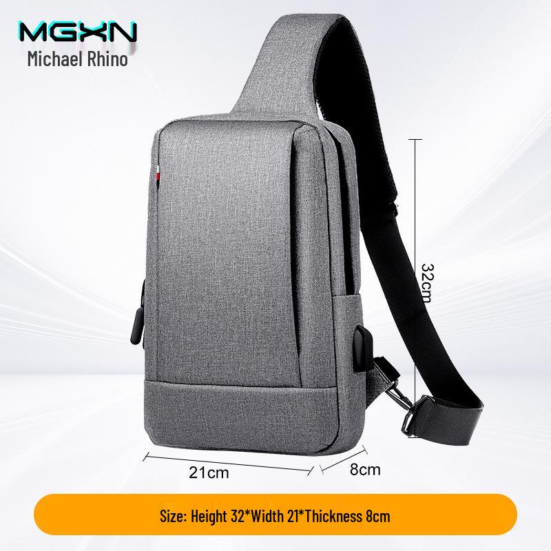 High-End Crossbody Bag: Trendy, Lightweight Chest Bag for Men & Women - Perfect for Travel and Commuting