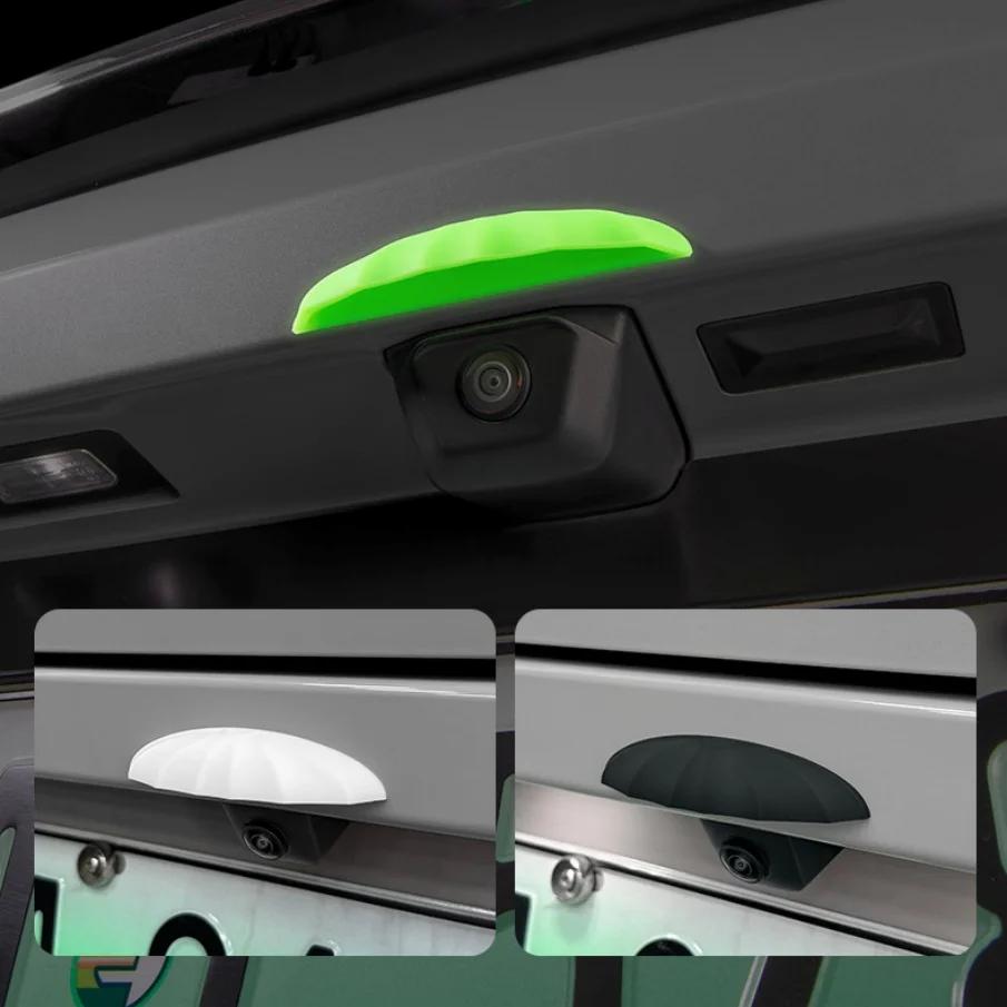 Car Rear Camera Rain Cover Silicone Automobile Rear Camera Rain Shield Anti-Rain Protection Cover Car Exterior Protective Frames