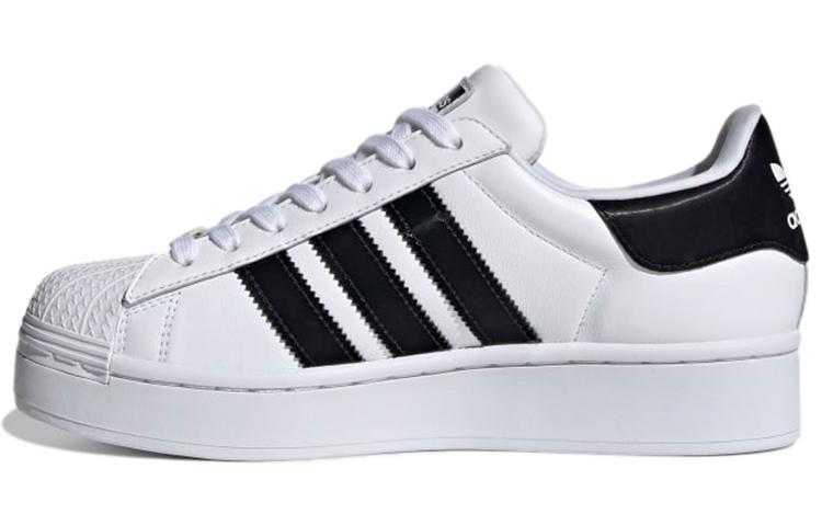 Adidas Originals Superstar Bold  White Black  Women s FY0406 43⅓