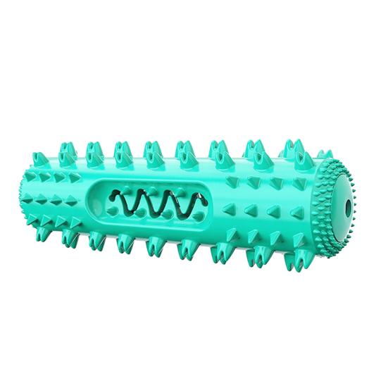Pet Toy Teeth Cleaning Design Bite-Resistant TPR Medium Large Dogs Chew Toy with Built-In Sound Stimulator