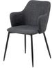 Ilsa chair with armrests, gray