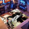 Steins;Gate-Themed Entrance Mat,Non-Slip Mat Area Rug,Room Decor,Outdoor Decor,Kitchen Rug,Doormat - Machine Washable,Easy to Clean