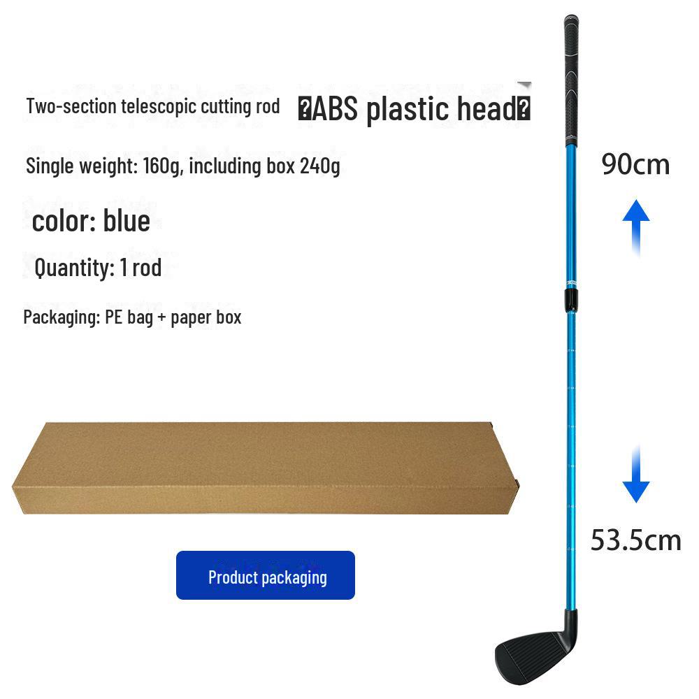 Telescopic Three-Section Golf Chipping Club for Indoor and Outdoor Practice