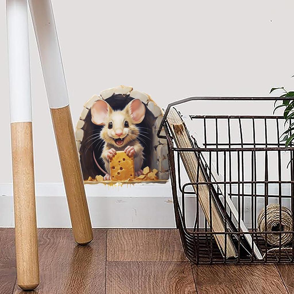 Creative Cartoon Wall Stickers for Staircase and Corridor, Self-Adhesive.
