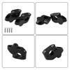 LKCCTK Motorrad Lenkererhöhungen Lenkererhöhungen Lenkerbock 1 Satz Schwarz 22mm Lenkererhöhung Halterung Universal