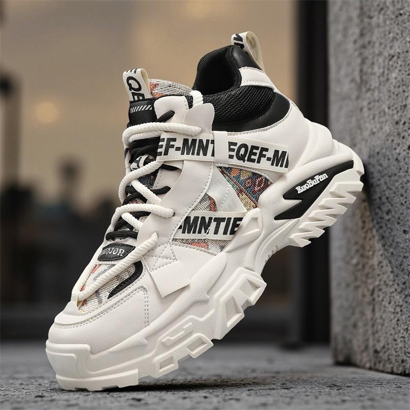 Autumn New Personalized Design Sneakers Teen Height-increasing Dad Shoes