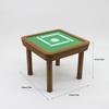 1/12 Scale Miniature Mahjong Table and Chair Model Figurine For Doll House With Realistic And Fine Detail Scene Setting