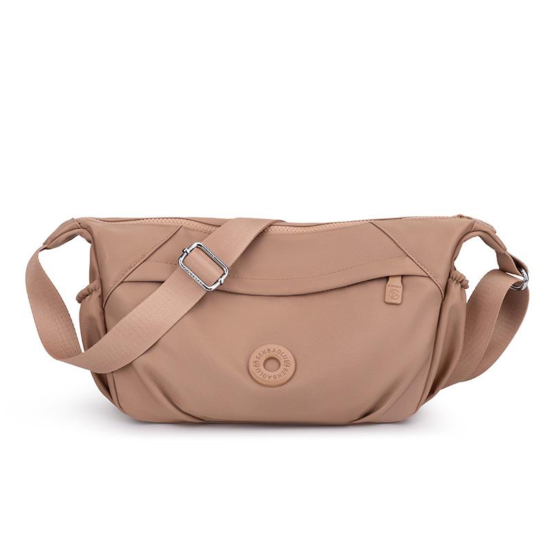 Water-Resistant Nylon Handbag Women's Lightweight Multi-Compartment Large Capacity Shoulder Bag