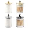 Mini Portable Qtip Holder Leakproof Cotton Swab Ball Storage Box Lightweight Organizer for Travel Camping Bathroom