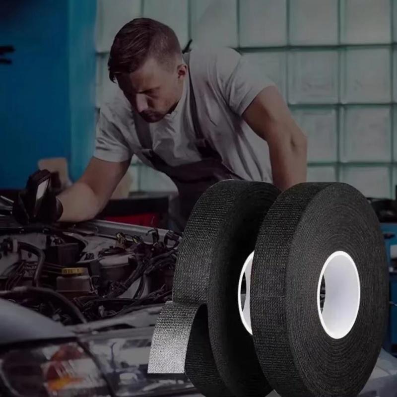 Electrical Insulating Tape Heat Resistant Harness Tape 19/30/38/50MM Car Cable Harness Wiring Loom Protection Waterproof Tape
