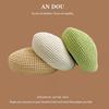Vintage Breathable Inspired Woven Beret Hat For Summer Fashionable Artist Cap