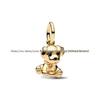 S925 White Copper Puppy Cartoon Pendant & Snowflake Airplane Charms for DIY Bracelet Accessories