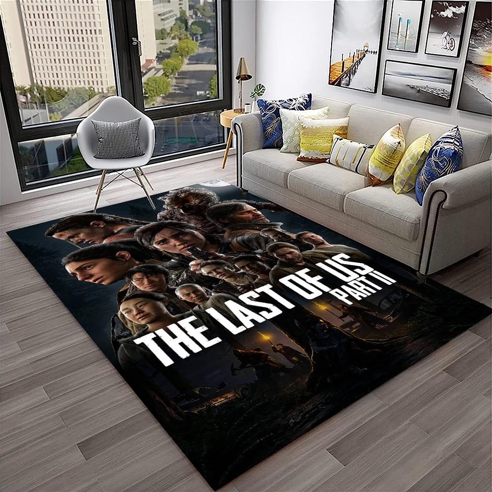 Pedro The Last of Us Horror TV Spiel Teppich Teppich für Zuhause Wohnzimmer Schlafzimmer Sofa Fußmatte Dekor, Kinderteppich Rutschfeste Bodenmatte