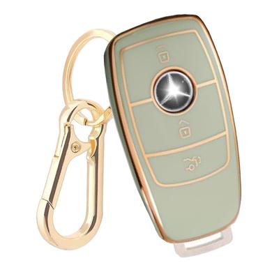 FRACTAL CREATION Key Cover for Mercedes Benz, TPU, Full Protection, Fits Benz A, C,