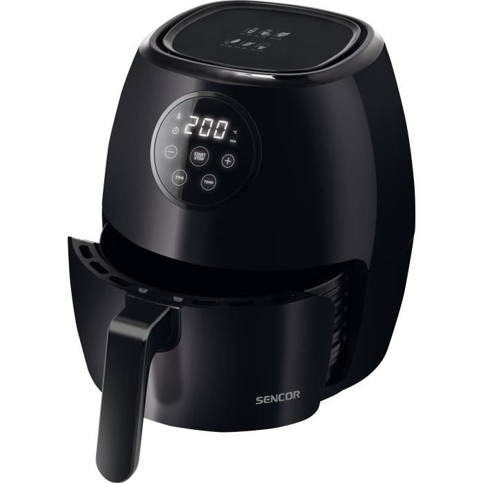 Friteuse sans huile Sencor SFR 5030BK - Panier 3,5 L - Écran tactile LED - 1300 W - Noir