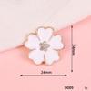 Five-Petal Diamond Flower Snowflake DIY Phone Shell Sticker