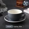 European Style Glazed Ceramic Coffee Cup Set