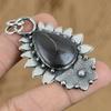 Gift For Her 925 Silver Natural Moroccan Mud Crack Fossil Gemstone Pendant