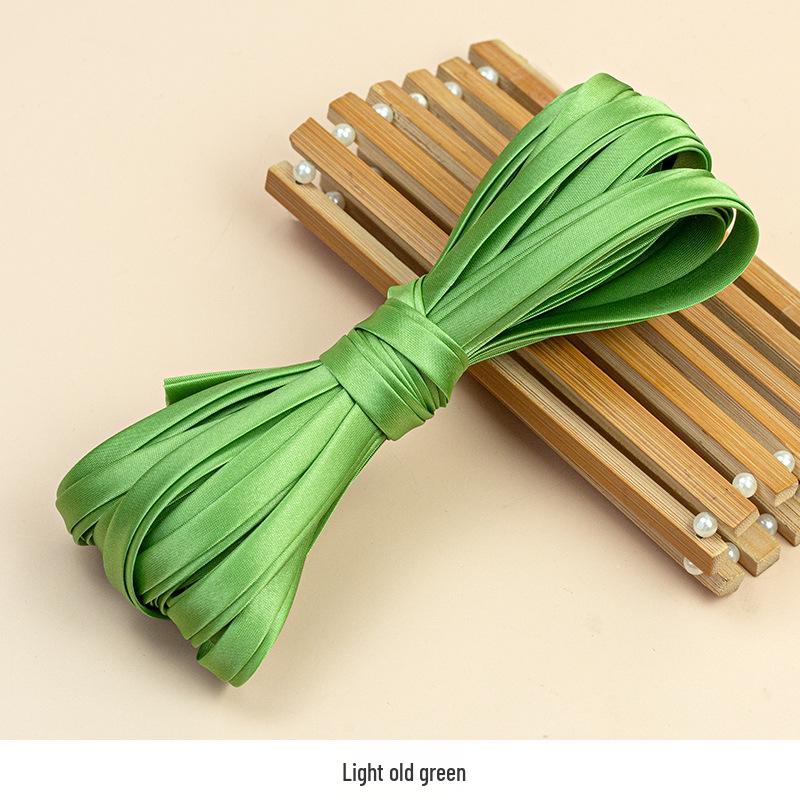 Hengmeihe 0.85cm Satin Cheongsam Hemming Strip: Solid Color, Imitation Silk, Non-Iron Accessories for Women