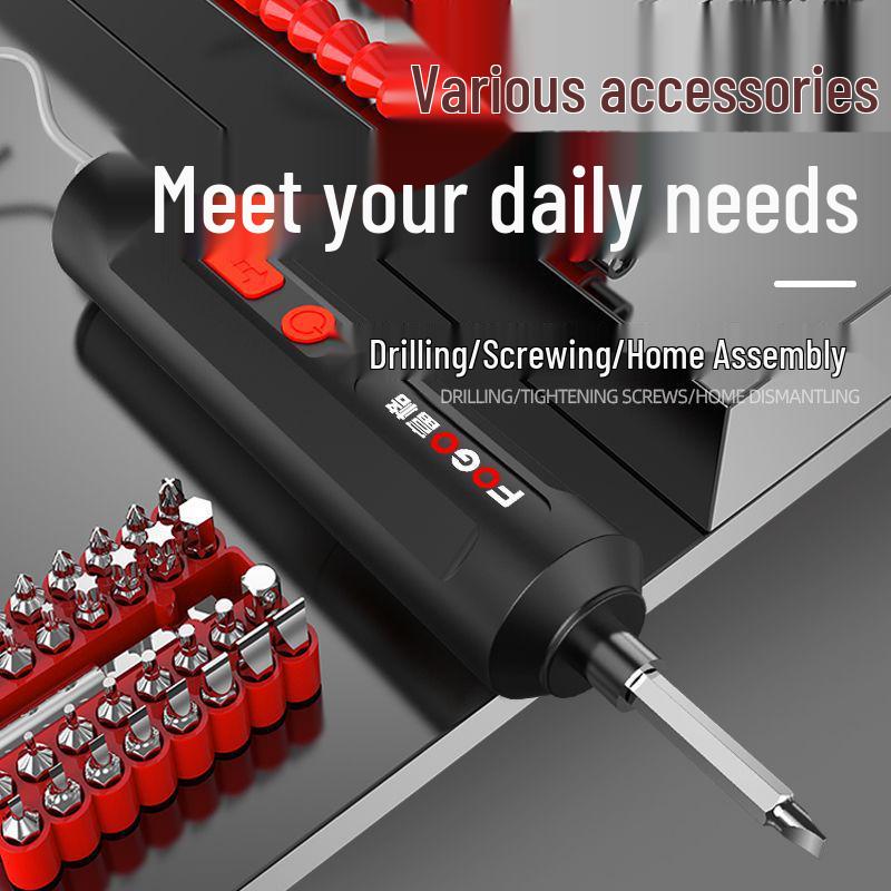 Rechargeable Mini Electric Screwdriver Set - Household Automatic Drill Tool