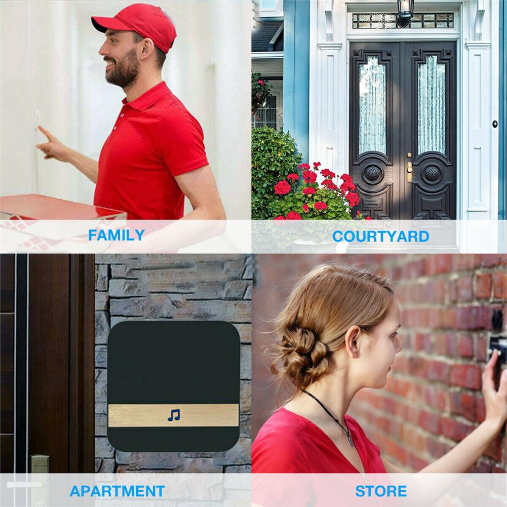 Smart Wireless Wifi Doorbell 52 Different Melodies Security Intercom Camera Door Bell