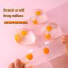 Double Yolk Transparent Egg Stress Toy for Kids - Decompression Squeeze Gift